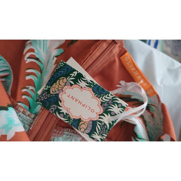 Oliphant Tie Strap Pocket Midi Dress NWT - Picture 6 of 7